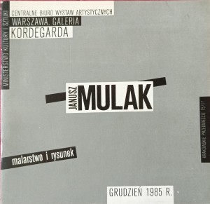 Janusz Mulak malarstwo i rysunek