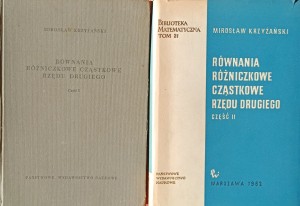 Mirosław Krzyżański, Równania różniczkowe cząstkowe rzędu drugiego 1-2
