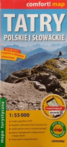 Tatry Polskie i Słowackie Mapa turystyczna laminowana