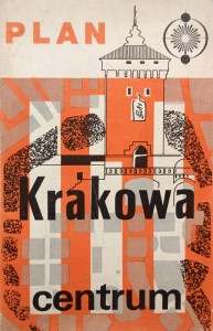 Plan Krakowa Centrum 1973