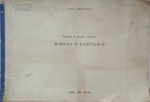 Irena Lorentowicz, Wiedza o kostiumie Ilustracje