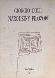 Giorgio Colli, Narodziny filozofii