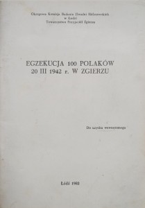 Egzekucja 100 Polaków 20 III 1942 w Zgierzu