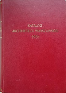 Katalog Archidiecezji Warszawskiej 1981