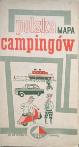Polska mapa campingów 1967