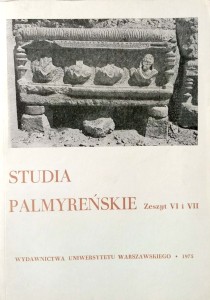 Studia Palmyreńskie zeszyt VI i VII