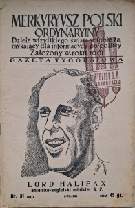Merkuryusz Polski Nr 31 lipiec 1939
