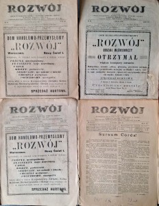Tygodnik Rozwój 4 numery 1920-1921