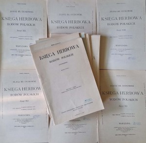 Juliusz Ostrowski, Księga herbowa rodów polskich 19 zeszytów plus Uzupełnienie