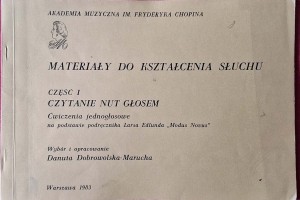 Dobrowolska-Marucha, Materiały do kształcenia słuchu