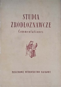 Studia źródłoznawcze V 1960