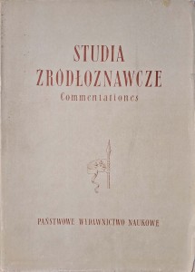 Studia źródłoznawcze XVII 1972