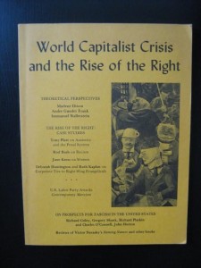 Marlene Dixon, World Capitalist Crisis and the Rise of the Right