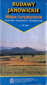Rudawy Janowickie Mapa turystyczna