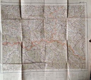 Mapa Nowy Sącz 1929