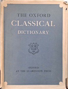 The Oxford Classical Dictionary