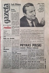 Gazeta Wyborcza Pierwszy numer 1989