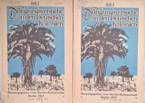 Testy nawozowe w koloniach niemieckich 1913 Berlin
