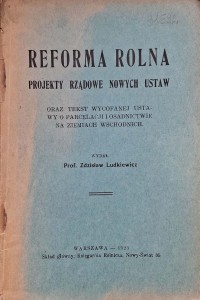 Zdzisław Ludkiewicz, Reforma rolna 