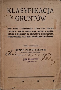 Roman Przybyszewski, Klasyfikacja gruntów