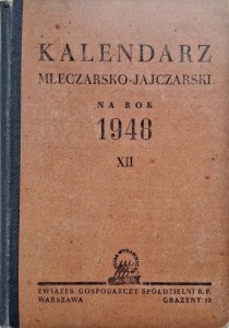 Kalendarz mleczarsko-jajczarski na rok 1948