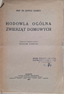 Hodowla ogólna zwierząt domowych Leopold Adametz