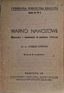 Marian Lityński, Wapno nawozowe