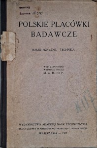 Polskie placówki badawcze Nauki fizyczne technika