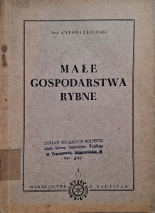Antoni Zboiński, Małe gospodarstwa rybne