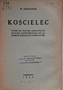 Baraniecki, Koscielec