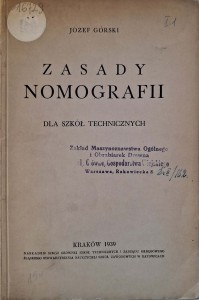 Józef Górski, Zasady nomografii