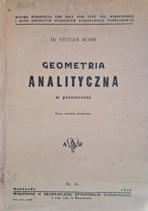 Stefan Bóbr, Geometria analityczna w przestrzeni