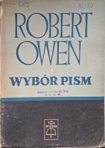 Robert Owen, Wybór pism