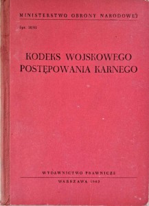 Kodeks Wojskowego Postępowania Karnego 1962