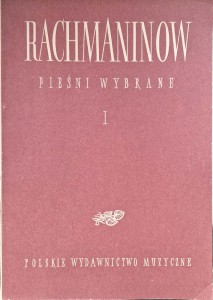 Rachmaninow, Pieśni wybrane 1