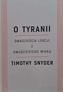 O tyranii, Timothy Snyder