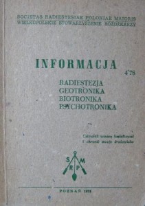 Informacja Numer 4 1978, Radiestezja Geotronika