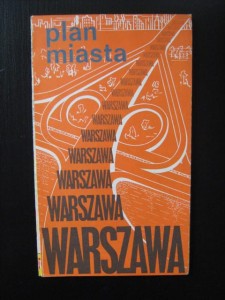 Warszawa Plan miasta 1982