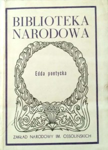 Edda poetycka Biblioteka Narodowa