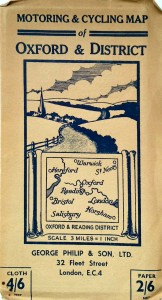 Motoring Cycling Map Oxford and District