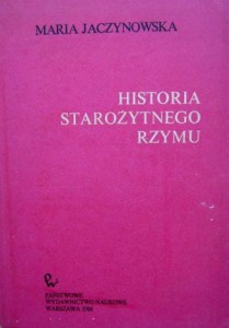 Maria Jaczynowska, Historia Starożytnego Rzymu