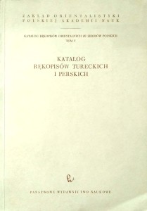 opr. Majda, Katalog rękopisów tureckich i perskich