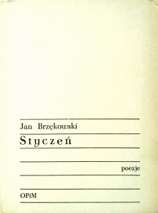 Jan Brzękowski, Styczeń
