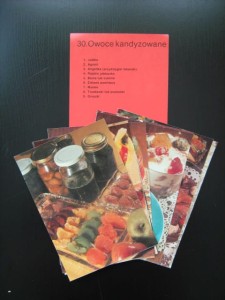 Owoce kandyzowane Pocztówki przepisy