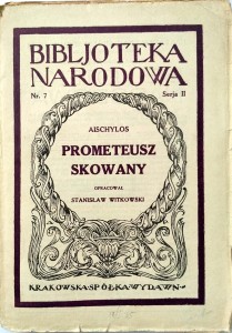 Aischylos, Prometeusz skowany