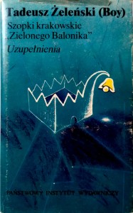 Tadeusz Żeleński Boy, Szopki krakowskie Zielonego Balonika
