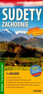 Mapa Sudety Zachodnie Comfort laminowana