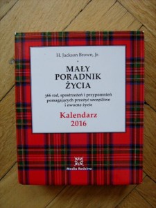 Jackson Brown, Mały Poradnik Życia Kalendarz 2016