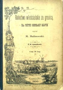 M. Malinowski, Rolnictwo włościańskie za granicą