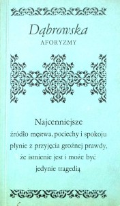 Maria Dąbrowska Aforyzmy